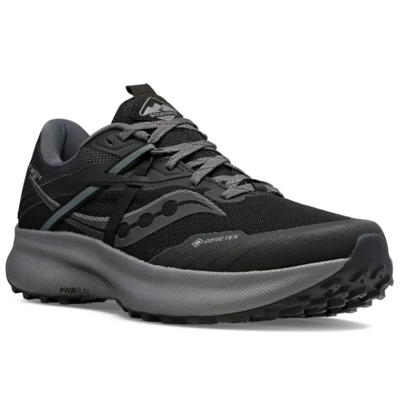 Zapatillas de trail running Saucony Ride 15 Tr Gtx (negro/carbón) hombre