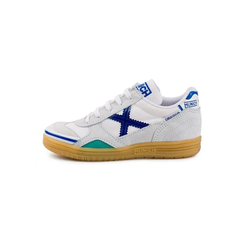 Zapatillas Munich GRESCA KID  BLANCO